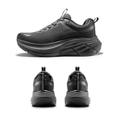 NORTIV 8 Women's Walking Shoes Cushion Comfortable ActiveBreeze Running Tennis Shoes Non-Slip Workout Gym Sports Athletic Breathable Fashion Sneakers,Size 6.5,All Black,SNWS248W - Image 2