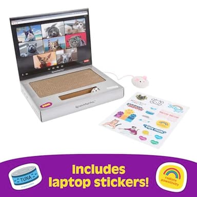 ScratchPad Pro — Cardboard Laptop Cat Scratcher, Interactive Cat Toys for Indoor Cats, Kitten Supplies and Cat Stuff by Relatable - Image 2