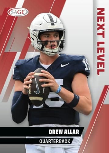 2025 Sage Football Draft Picks Series Blaster Box of Packs with 3 GUARANTEED AUTOGRAPHS and Rookie Cards Possibly Carson Beck, Drew Allar, Cam Ward and Many Others - Image 5
