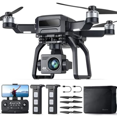 Bwine F7GB2 Drone with 4K Camera for Adults, 3-Axis Gimbal, 9800FT Transmission Range, FAA compliance, 50Mins Flight Time with 2 Batteries, GPS Auto Return+Follow Me+Beginner Mode - Image 1