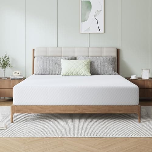 Novilla 12 Inch Mattress Queen Size, Queen Mattresses in a Box with Memory Comfort Foam & High-Density Support Foam for Refreshed Sleep & Pressure Relief with Edge Support Medium Firm - Image 1