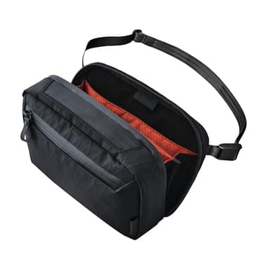 ALPAKA Elements Tech Case Max X-Pac VX21 - Keeps You Clutter-Free - Transforms into Sling Bag with Adjustable Strap, Weatherproof Fabric fits iPad Mini Series, Black - Image 1