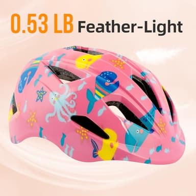Bike Helmet Toddlers Kids for Gift - Toddler Bicycle Helmets for 2 3 4 5 6 7 8 Year Old Girls Boys - Skate Board Scooter Helmet Ages 3-5 5-8 - Small Christmas Xmas Birthday Gifts for Kid Girl Boy - Image 4