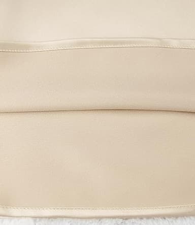 Women's Satin High Waist Hidden Elasticized Waistband Flared Casual A Line Midi Skirt (Champagne, US4-6) - Image 5