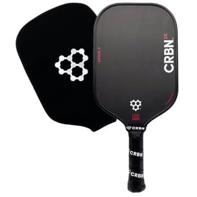 CRBN X Series Power Pickleball Paddle - Carbon Fiber Pickleball Paddle with Foam Injected Edges for Expanded Sweet Spot (3X, 14mm) - Image 1