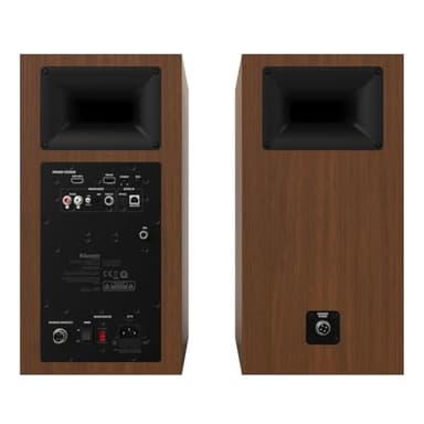 Klipsch The Sevens Heritage Inspired (Pair) Powered Speakers - Walnut - Image 2