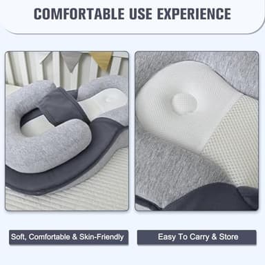YCNASSS Bassinet Snuggle Bed Adjustable Wedge Lounger - Image 4