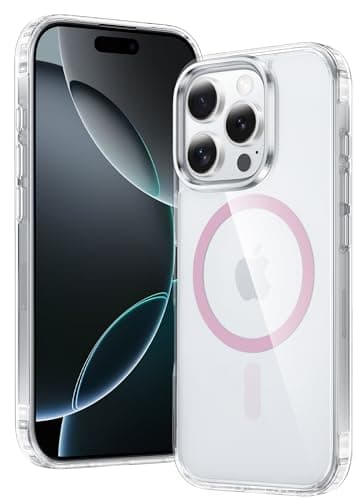 FNTCASE for iPhone 16 Pro-Max Case: Magnetic Military Grade Drop Protection Anti Yellowing Cell Phone Cover - Rugged Shockproof Protective Bumper Transparent Cases - Image 1