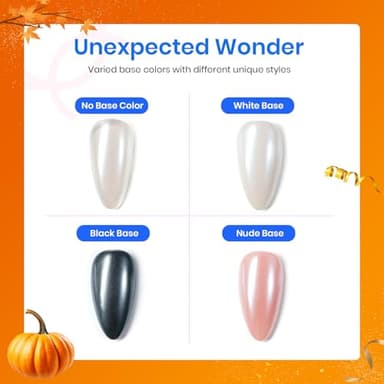 Beetles White Chrome Nail Powder for Gel Nails Pearl Cromer Nail Powder Mirror Effect Nails Gel Polish Glitter Manicure Holographic Pigment Nails Art Design Gifts for Women - Image 2