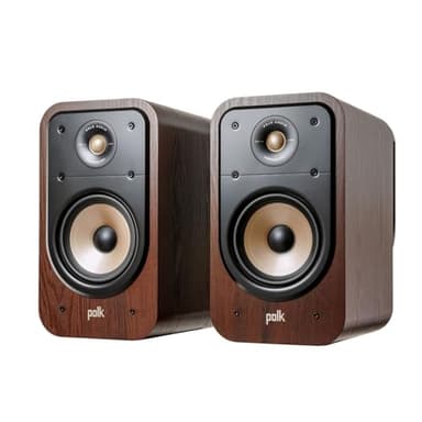 Polk Signature Elite ES20 Bookshelf Speaker - Hi-Res Audio Certified, Dolby Atmos & DTS:X Compatible, 1" Tweeter & 6.5" Woofer, Power Port Technology for Effortless Bass (Pair, Elegant White-Washed) - Image 2