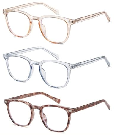 EYECEDAR 3-Pack Reading Glasses for Women Blue Light Blocking Eye Glasses Eyeglasses Readers for Women 2.0 - Image 1