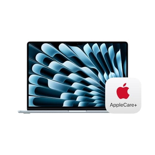 Apple 2025 MacBook Air 15-inch Laptop with M4 chip: Built for Apple Intelligence, 15.3-inch Liquid Retina Display, 16GB Unified Memory, 256GB SSD Storage, Touch ID; Sky Blue with AppleCare+ (3 Years) - Image 1