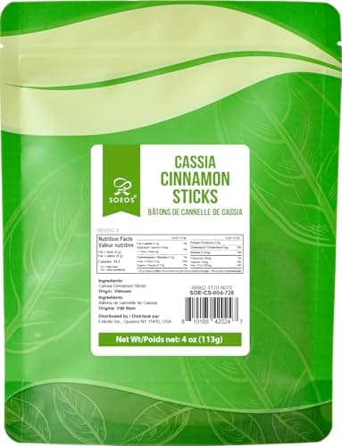 Soeos Cinnamon Sticks, 4 oz (113g), Cassia Cinnamon Stick, Strong Aroma, 2.75" Length, Approx 35 Sticks, 100% Raw Cinnamon, Perfect for Baking, Cooking, Beverages, Coffee, Tea and Mulled Wine - Image 3