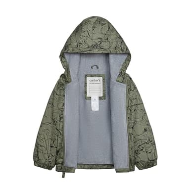 Carter's Baby Boy's Windbreaker Jacket, Olive - Image 2