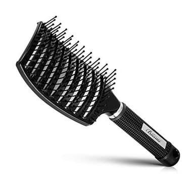 Hair Brush, Professional Curved Vented Brush for Faster Blow Drying for Women, Men, Paddle Detangling Brush for Wet Dry Curly Thick Straight Hair - Image 1