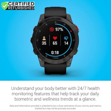 Garmin 010-N2582-10 Epix Gen 2 Premium Active Smartwatch 47 mm Black Titanium (Renewed) Bundle with 2 YR CPS Enhanced Protection Pack - Image 5