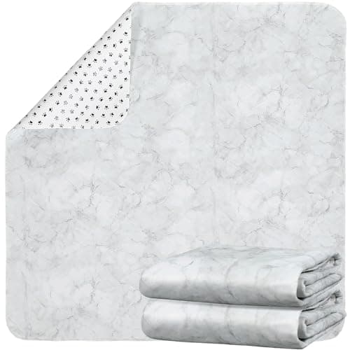 Washable Pee Pads for Dogs, Reusable Pee Mats for Dogs, Puppy Pads Super Water Absorption Puppy Pee Rugs Easier to Dry, Wee Wee Pads for Dogs Non-Slip, Pet Training Pad Whelping Playpen Dog Crate - Image 1