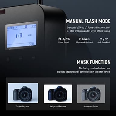 NEEWER Q4 400Ws 2.4G TTL Outdoor Studio Flash Strobe (New Look),1/8000 HSS 2800mAh Battery Powered Photography Monolight Speedlite 30W Modeling Lamp/400 Full Power Flash/0.01-1.2s Recycle/Bowens Mount - Image 8