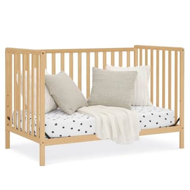 Delta Children Heartland 4-in-1 Convertible Crib, Natural - Image 9