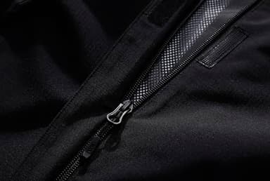 Women's Waterproof Raincoat Lightweight Rain Jacket Detachable Hood Travel Outdoor Black M - Image 7