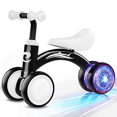 Colorful Lighting Baby Balance Bike Toys for 1 Year Old Boy Gifts, 10-36 Month Toddler Balance Bike, No Pedal 4 Silence Wheels&Soft Seat First Riding on Toys, One Year Old Boy Birthday Gifts. - Image 1
