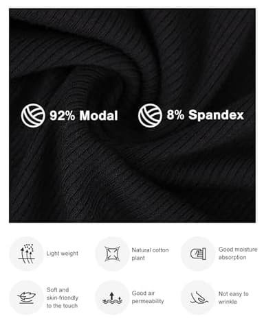 Popilush Shaper Dress Bodycon Mini Built in Shapewear Bra 8 in 1 Sleeveless Split Slip Dress for Women - Image 3