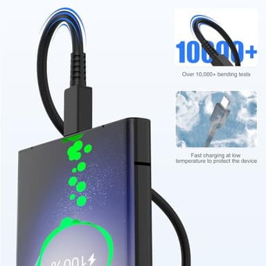 45W USB-C Charger for Samsung Charger Super Fast Charging, Type C Charging Block &6FT USBC Android Phone Cable Cord 2Pack for Galaxy S25 Ultra/S25 S24 S23 S22 S21 S20 S10 Ultra/Plus,Galaxy Tab S9 S8 - Image 6