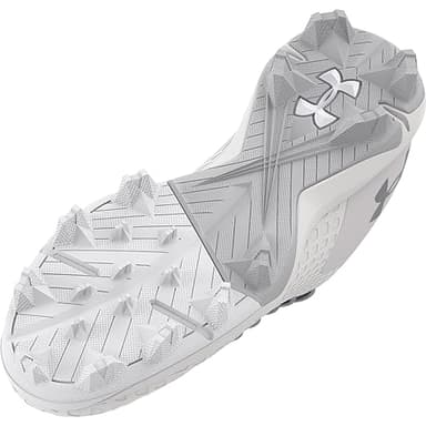 Under Armour Women's Glyde 2.0 RM, (100) White/White/Metallic Silver, 8, US - Image 3