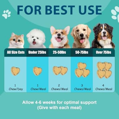 ORAVELi Probiotics for Dogs - Dog Probiotics with Prebiotics & Digestive Enzymes, Support Cut Health, Digestive Health & Immune System, Diarrhea & Allergy Itch Relief, 180 Soft Chews - Image 5