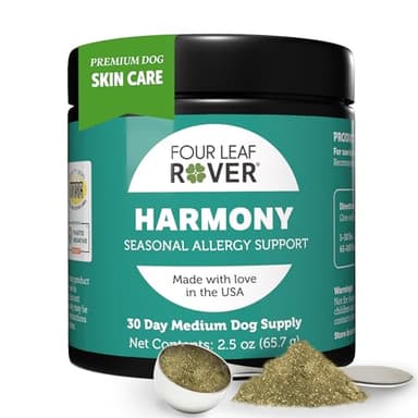 Harmony - Skin & Coat Supplement with Quercetin for Dogs - Balanced Histamine Support for Seasonal and Environmental Allergies - Veterinarian Formulated - Image 1