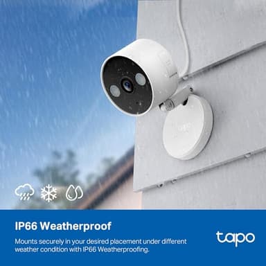 Tapo by TP-Link 2K QHD Security Camera Indoor/Outdoor, 2024 PCMag Editor's Choice, Color Night Vision, Free Person/Pet/Vehicle Detection, Baby Monitor, Local/Cloud Storage, IP66, Dual-Spotlight(C120) - Image 5