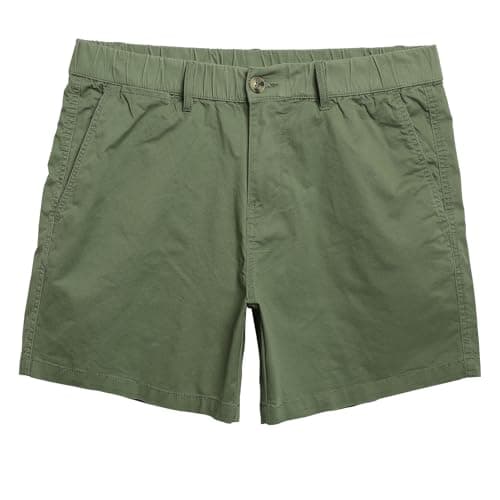 maamgic Men's Classic-fit 5.5" Cotton Casual Shorts Elastic Waistband with Multi-Pocket Daily Wear Walking Summer Outfit Royal Blue 32 - Image 1