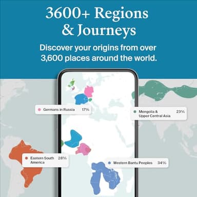 AncestryDNA + Traits Genetic Test Kit: Personalized Genetic Traits, DNA Ethnicity Test, Origins & Ethnicities, Complete DNA Test, Ancestry Reports - Image 3