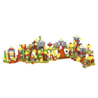 MEDMHSMA 200PCS Magnetic Blocks Building Toys, 1" Light Up Building Blocks Magnet Cubes Tiles for Toddlers Boys Girls 3+, Build Game Adventure Scenes STEM Sensory Construction Toys - Image 9