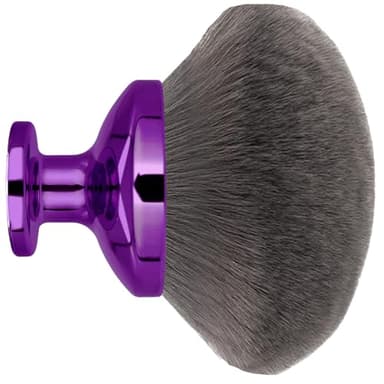 Extra Large Body Makeup Brush For Self Tanner, Leg Makeup &Bronzer Blend,90 mm Wide-headed Kabuki Brush Provides More Even &Pretty Application, Sunscreen Face& Back Makeup Brush, Wet&Dry Use- Purple - Image 1