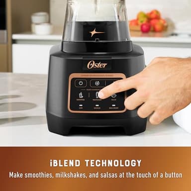 Oster Extreme Mix Blender, 1500-Watt High-Speed Countertop Blender with 64oz Jar & Auto Programs, Perfect for Smoothies, Milkshakes, Salsa - Image 4