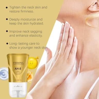 AH-8 Firming Neck Cream for Crepey Skin Body Care Comfort, AH-8 Firming Lifting Neck Cream, Moisturizing, Tightening Lotions Cosmetic Skin Care Skin Repair - Image 4