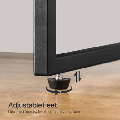 HOOBRO Shoe Rack, 5 Tier Shoe Storage Organizer with 4 Oxford Fabric Shelves and Top Panel, Holds 16-20 Pairs of Shoes, for Entryway and Closet, Industrial, Greige and Black BG50XJ01 - Image 6