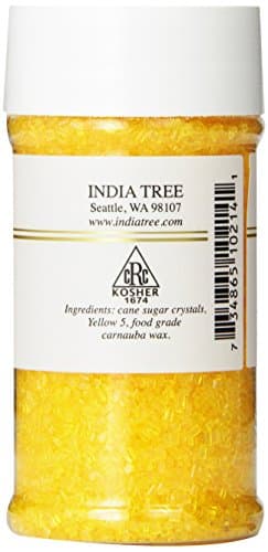 India Tree Gold Sparkling Sugar, 3.5 oz | Vibrant Decorating Sugar for Cakes, Cookies & Holiday Desserts - Image 3
