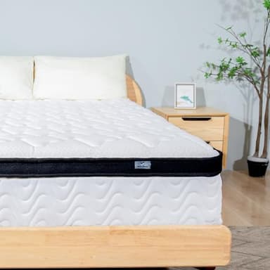 MOLBIUS Full Size Mattress 10 Inch | Full Mattresses in a Box Hybrid | Medium Firm Feel Memory Foam and Individual Pocket Springs | Fiberglass Free Bed Matress | Breathable | CertiPUR-US | Upgrade - Image 6