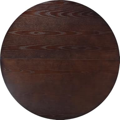 Soohow 47.2" Solid Wood Round Dining Kitchen Table for 4-6 People with Intersecting Pedestal Base - Image 9