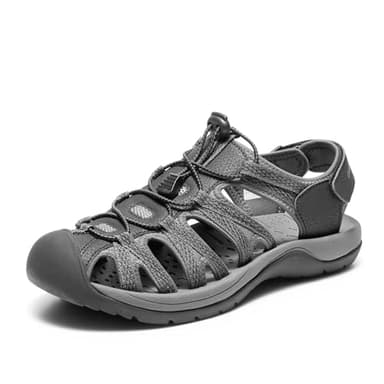DREAM PAIRS Men's Adventurous Summer Outdoor Sandals,Size 11,Black/Dark/Grey,160912-M - Image 1