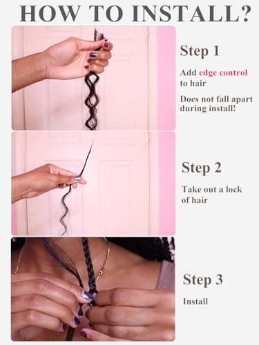 Human Braiding Hair 1 Bundle 50g 24 Inch Deep Water Wave Bulk Human Hair for Braiding No Weft 12A Brazilian Virgin Curly Human Hair Extensions for Boho Braids Wet and Wavy Human Hair Braiding Hair - Image 5