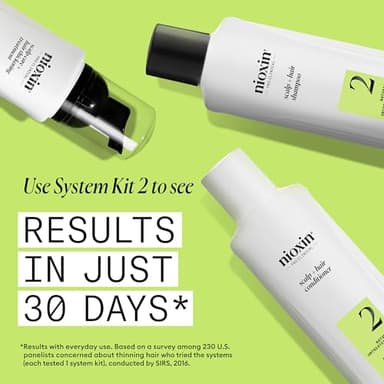 Nioxin System 2 Cleanser Shampoo, Natural Hair with Progressed Thinning, 10.1 oz - Image 5