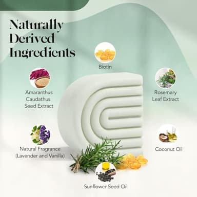 Kitsch Rosemary & Biotin Volumizing Hair Conditioner Bar for Hair Growth & Thickening – Hydrating & Cleansing Hair Conditioner for Women & Men - Paraben, Silicone & Sulfate Free - Made in USA - 2.7 oz - Image 2