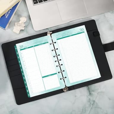 2024-2025 Planner Refills – Jul.2024 - Jun.2025, Two Pages Per Day Daily & Monthly Planner, 5.5" x 8.4" Ring-Bound Organizer, Tabs, Quotes, Prioritized Task, Daily Tracker/Notes, Appointment Schedule - Image 7