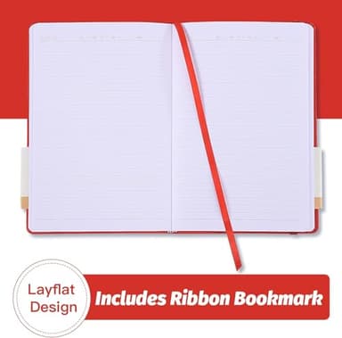 SUIN Hardcover-Journal-Notebooks, 6 Packs A5 Lined Journals Notebook for Writing 200 Pages, 8.2 x 5.5 inch, 6 Colors Classic Ruled Notebooks for Work/Travel/College - Image 4