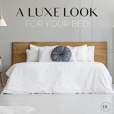 Danjor Linens Bed Sheet Set Queen Size for Hot Sleepers, Hotel Premium Sheets with 4 Pillowcases, Lightweight Brushed Microfiber Deep Pockets, Breathable Cooling 6 Piece Bedding Sets, Navy - Image 7