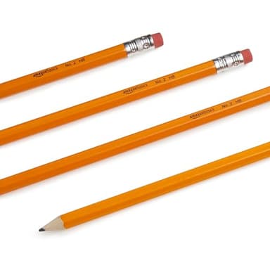 Amazon Basics Wood-Cased #2 Pencils, Pre-sharpened, HB Lead Bulk Box, 150 Count, Yellow - Image 3