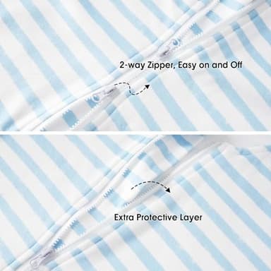 PHF 3 Pack Warm Micro-Fleece Baby Sleep Sack 12-18 Months, Soft Baby Wearable Blanket, 2-Way Zipper Sleeping Bags, Comfy Toddler Sleeping Sack for Boys, Large Size, Dinosaur - Image 4